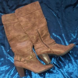 Brown Suede Boots
